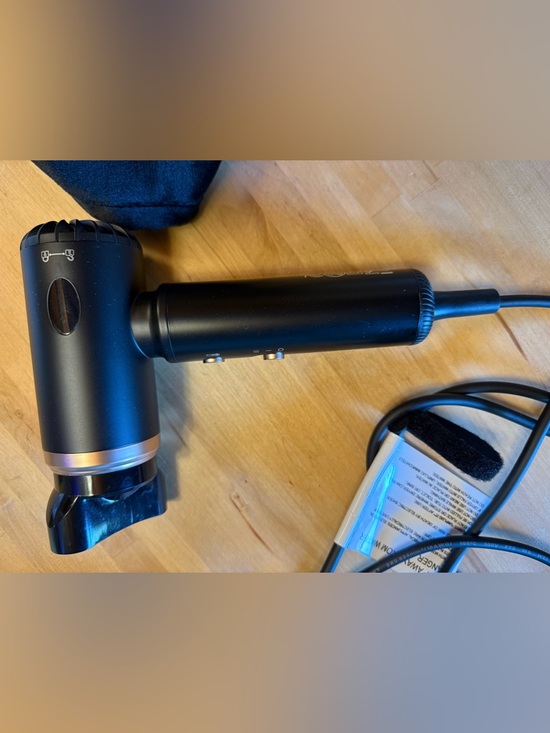 Flashbase Travel Hair Dryer dual voltage (110–240V) black main image 8